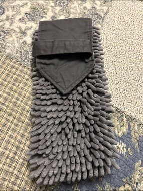 Norwex Gray Chenille Hand Towel